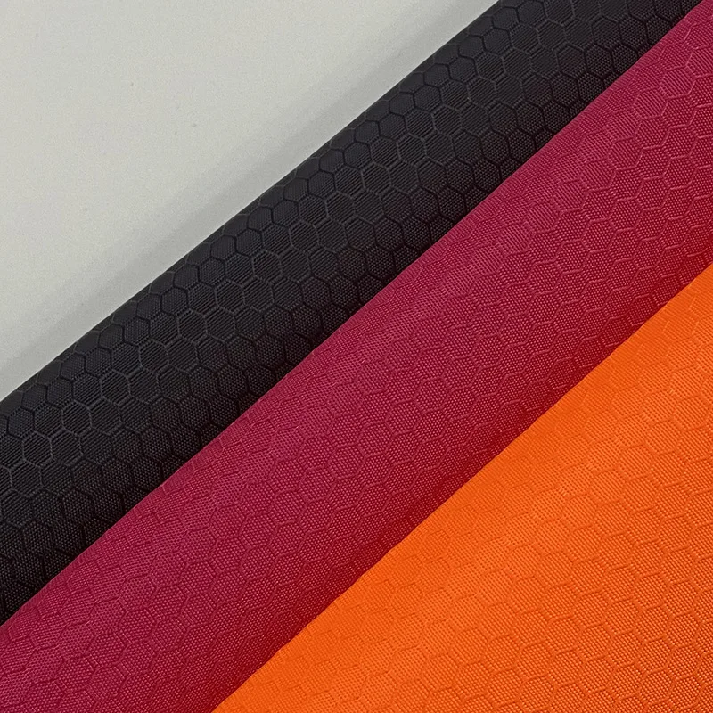 RECYCLED  POLYESTER 150D FOOTBALL RIPSTOP FABRIC WITH PU COATED FOR  TARPAULIN  MATERIAL