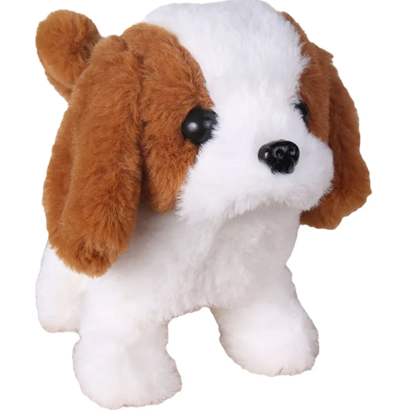 Electric simulation dog plush teddy husky rabbit wiggle butt will call will shake tail shake butt ba corgi robot dog toys