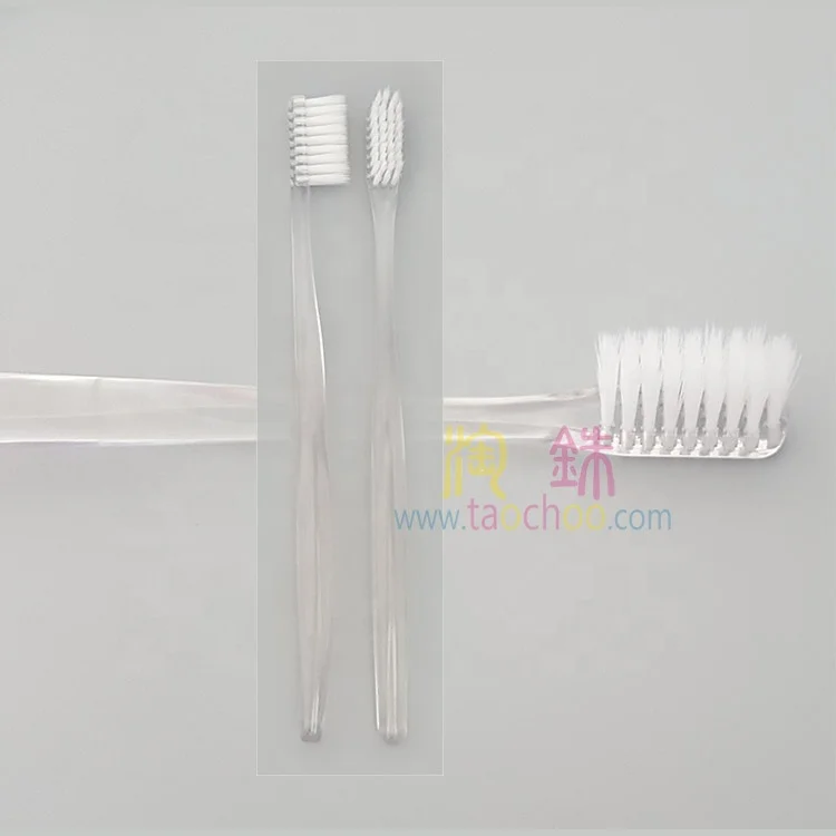 High Grade PETG Material Crystal Toothbrush, Ultra Clear and Transparent, soft charcoal bristles BPA free