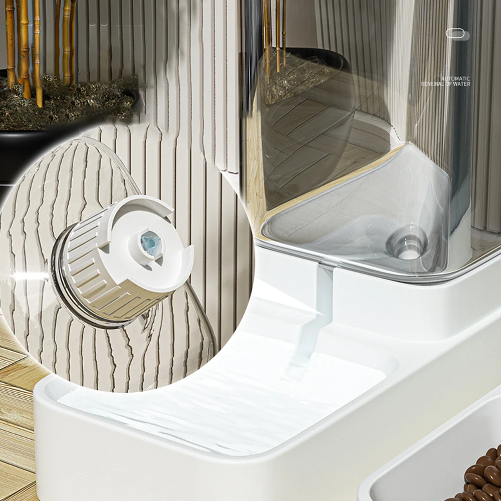 Hot sale eco friendly automatic pet feeder timing large capacity timed smart pet feeder for cat dog little pet