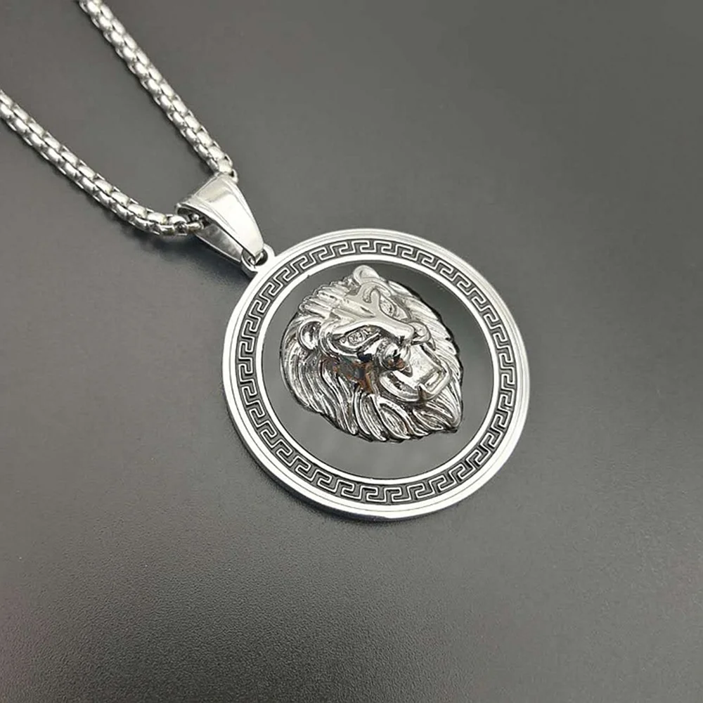 
Charm Man Gold Plated Jewelry Stainless Steel Pure Animal Pendant 