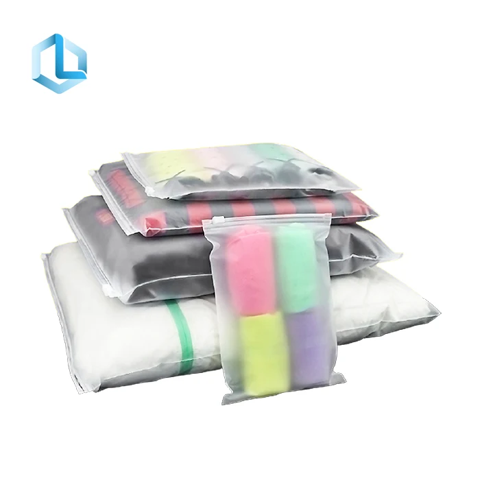 Custom Plastic Bag clothing storage bags for packaging clothes zip lock clothing ziplock bags