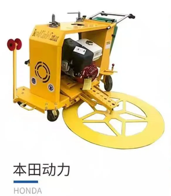 Road construction machine sewer manhole cover cutting circle machine