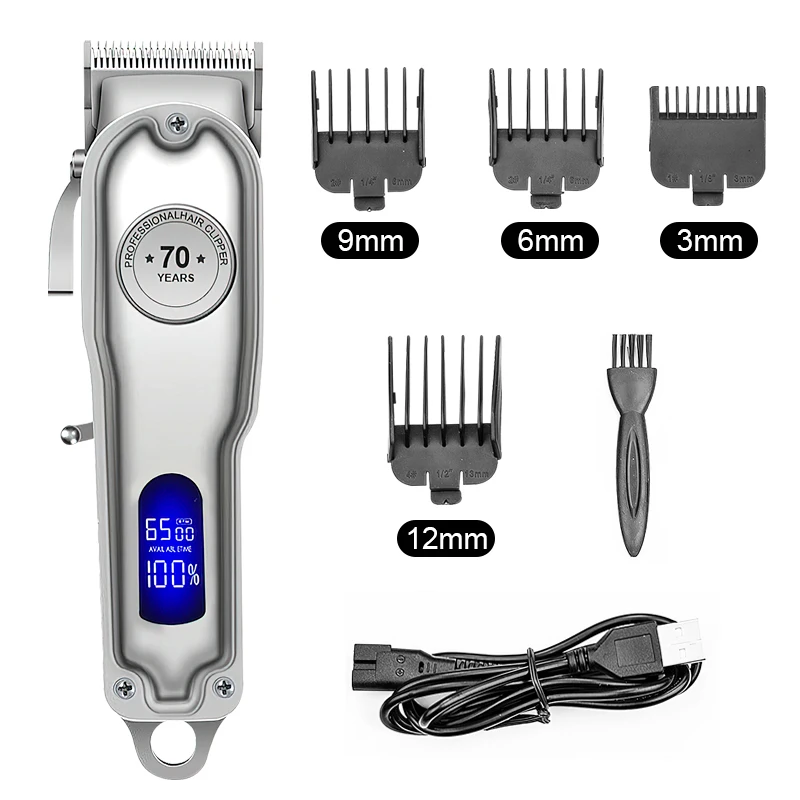 Прямая поставка Профессиональная Беспроводная портативная перезаряжаемая электрическая машинка для стрижки волос триммер лидер продаж онлайн