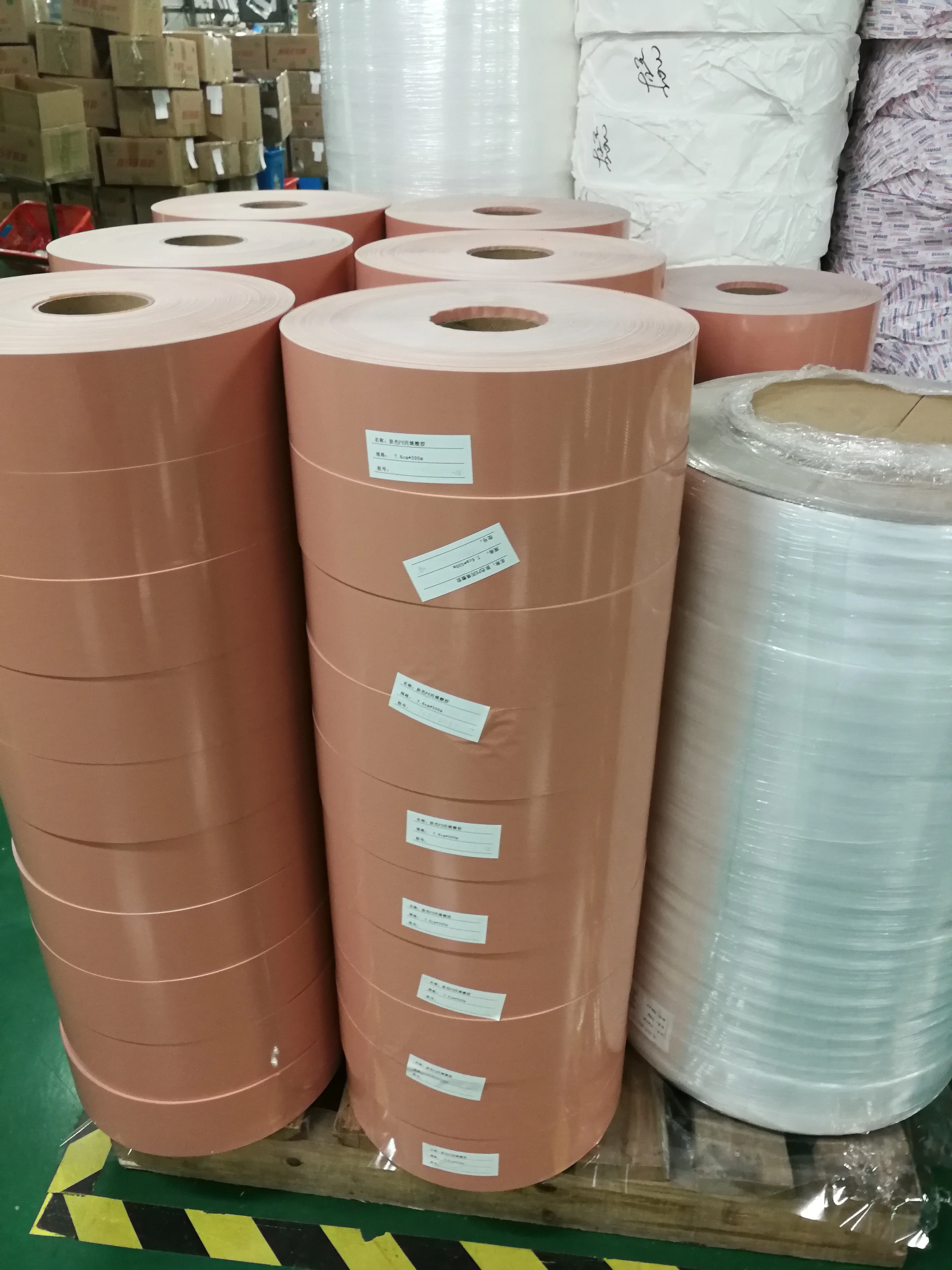 Direct factory-Big Rolls Raw Material For PU transparent plaster /Zinc Oxide Plaster/Wound Plaster,/Medical Tape roll