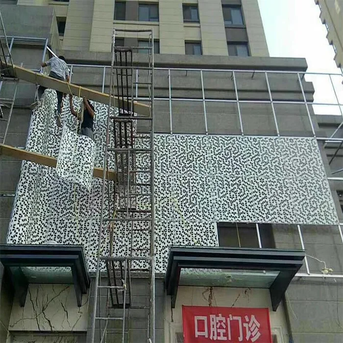 Commercial Alucobond 3Mm Cnc Cutting Exterior Ceiling Panel Exterior Metal Facade Decoration Wall Sheet Aluminum Veneer