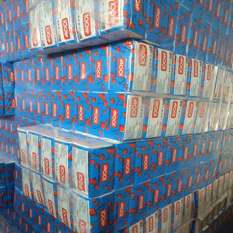 Wood Pulp Private Label Disposable Face Scented Facial Tissue Paper Sterilized Puffs Bag Custom Tissue Paper for Home