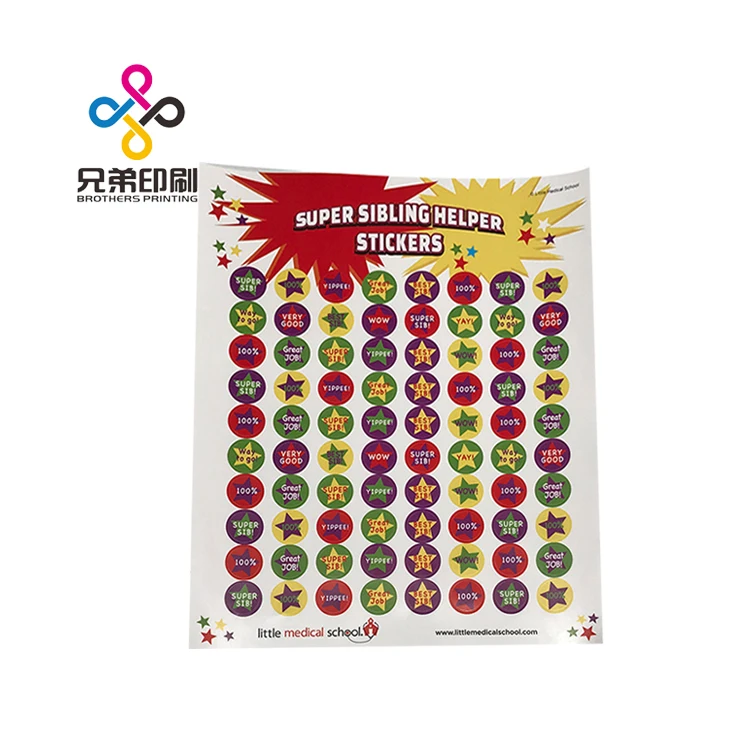 
Hot Stamping Self Adhesive Transparent Packaging Label Stickers Printing 