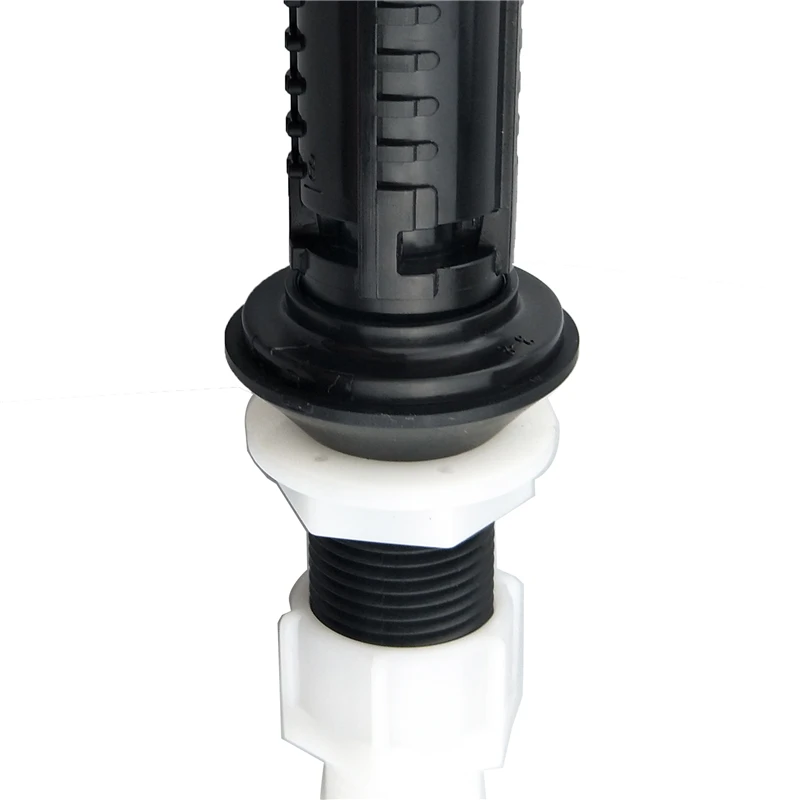 Fix for American Standard Bottom Entry Toilet Fill Valve Water Inlet Replacements Parts Cistern Float Black