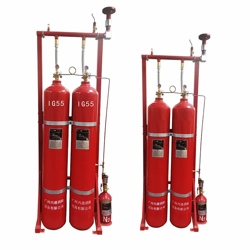 Red IG55 automatic fire suppression system  Inert Gas Fire extinguishing System