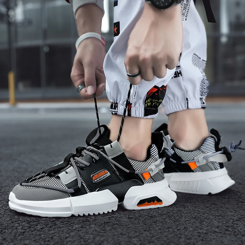 Zapatos De Moda Wholesale Hot Design Casual Chunky Stylish Men Fashion Sneakers