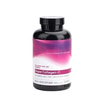 Customized Logo Marine Collagen Tablets Skin Healthy Organic Hydrolyzed Collagen With Vitamin C Soft Capsule