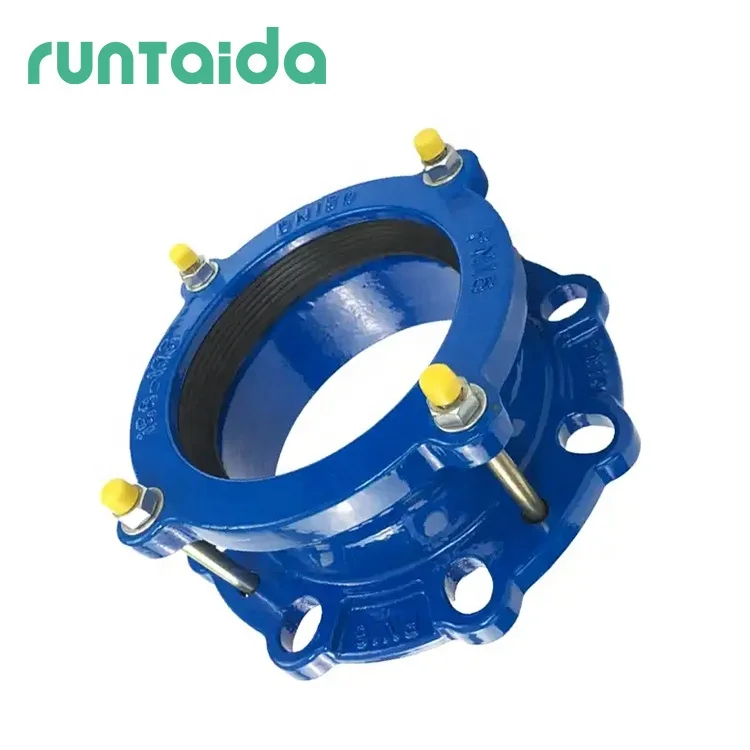 High quality hdpe pvc pipes ssjb universal ductile iron restrained flange adapter