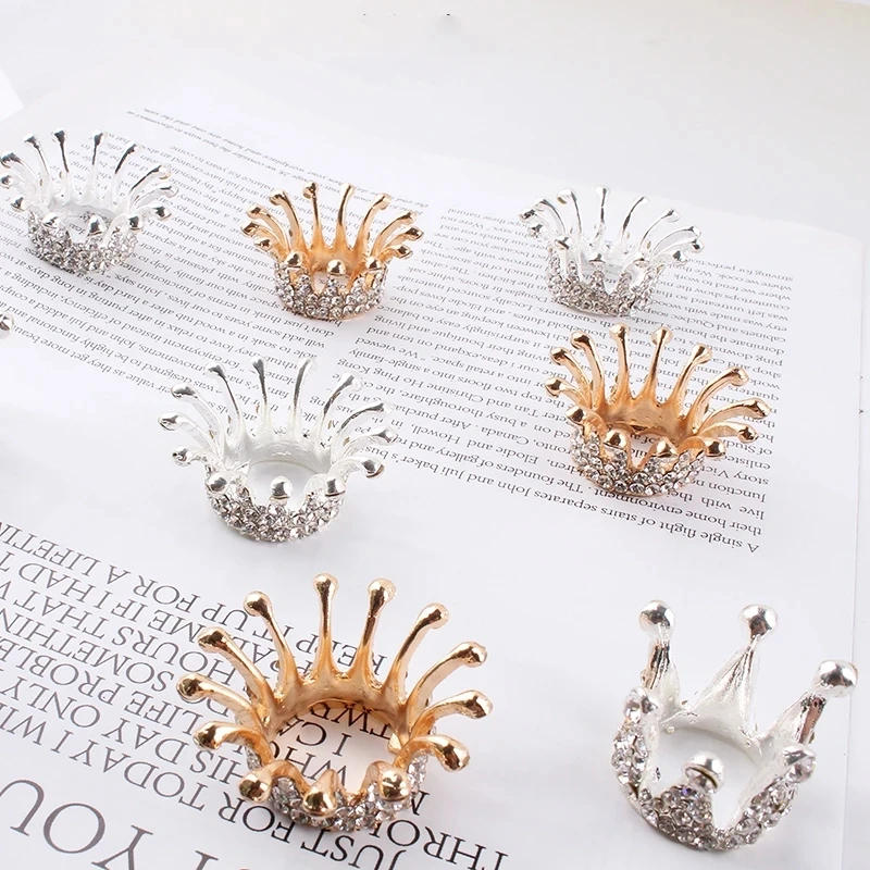Retro Manicure Brush Pen Holder Nail Art Brush Painting Pen Diamonds Crown Shape Pen Brush Holder Nail Art Accessories Tools