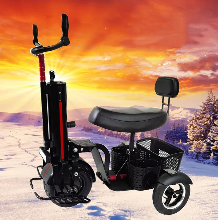 Electric tricycle balance car motion sensing car electric skateboard tricycle elderly parent-child leisure vehicle scenic car