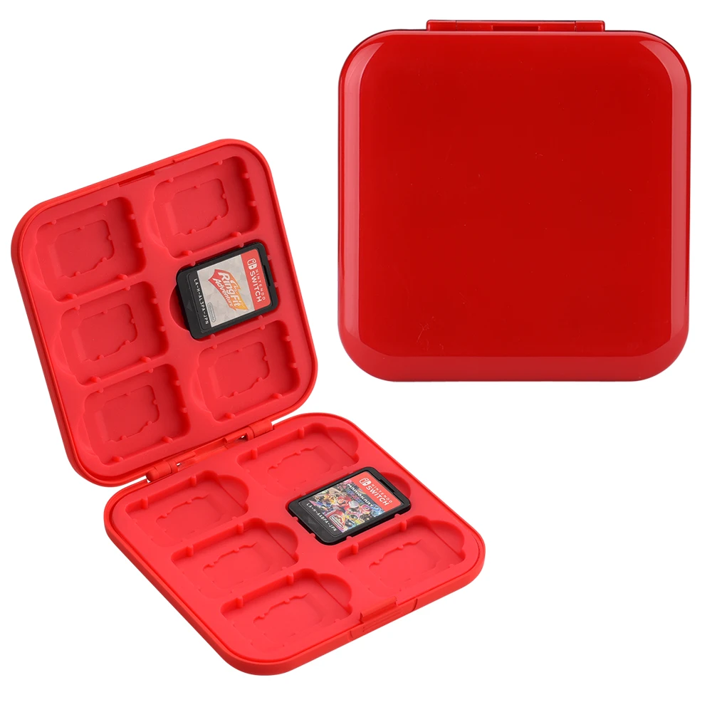  2021 Popular Card Box Used For Nintendo Game Storage Pure Color Drawing Small Fresh 12 Can Be