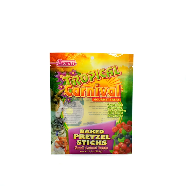 Custom Big Food Packaging Snack Bags Dog Zip Lock Pouch Cat Food Pet Bag