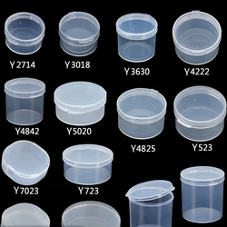 2023 Top Seller Small Transparent Box Transparent Small Round Jewellery Box Small Plastic Case Tool Box Transparent