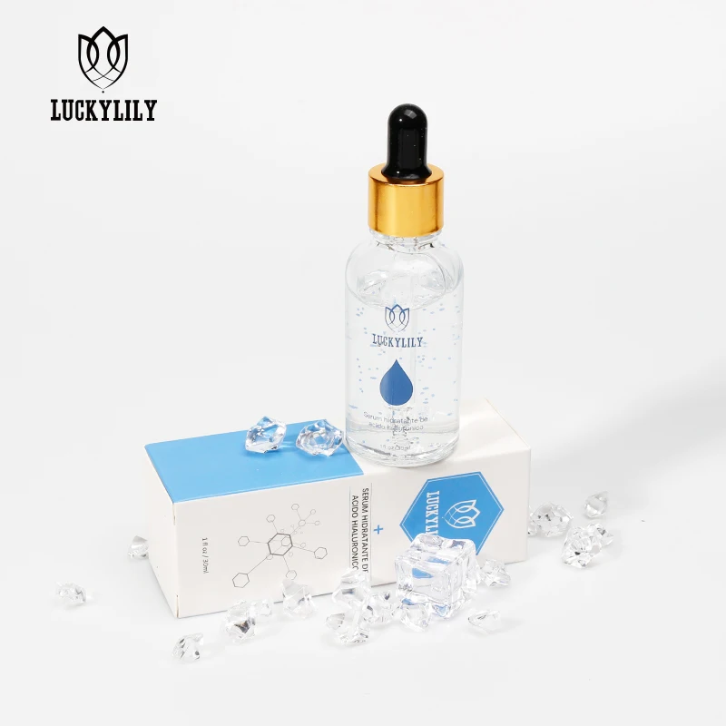 Luckylily Wholesale Essence 30mL Hyaluronic Acid Moisturizing Essence Tighten Moisturizing Skin Care Serum Skin Care Serum