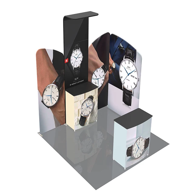 China Supplier 30 Mins Quick Build Reusable Portable Easy Set Up Exhibition Booth Expo Stand Customized Booth