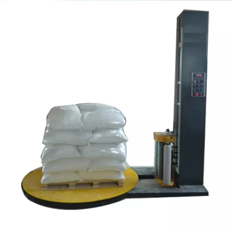 KAPACK Automatic Pallet Stretch Film Shrink Wrap Strapping Packing Machine wrapping machine with scale