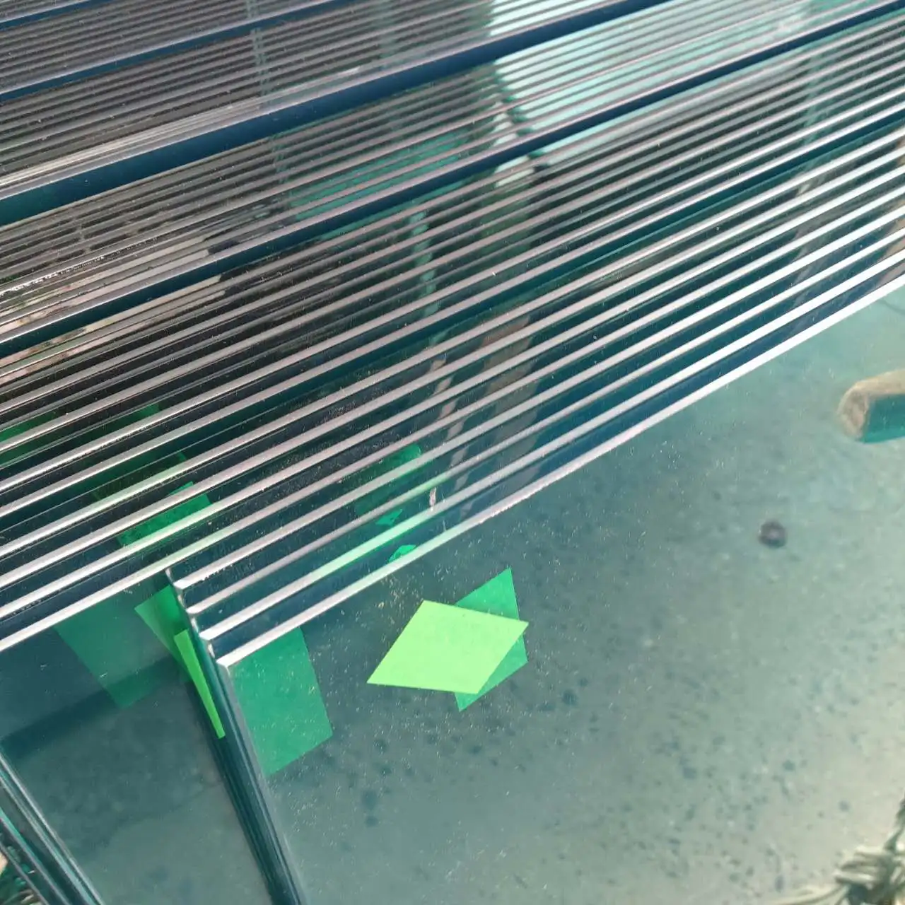 Glass for the railing balustrade tempered laminated glass sheets for interior out door