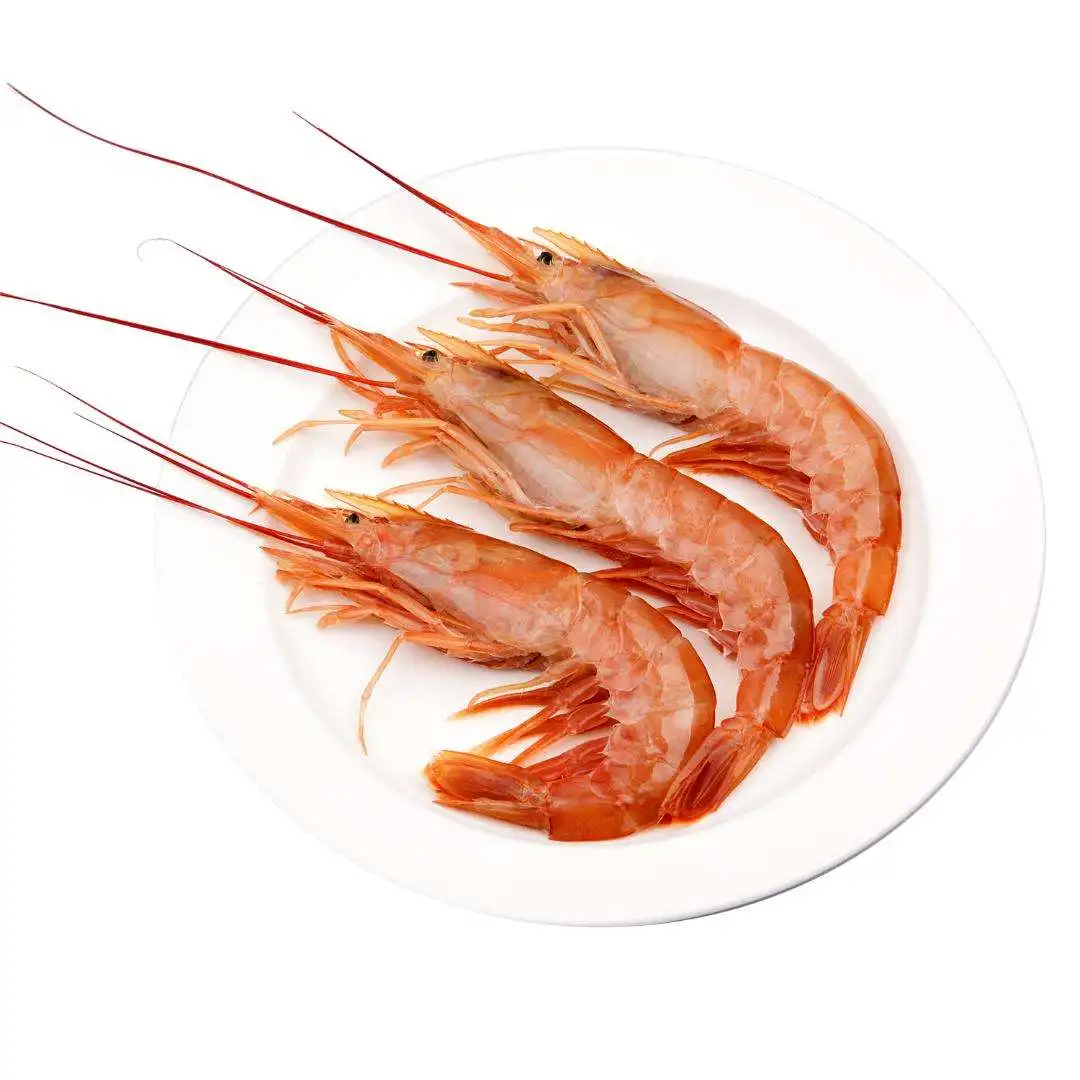 SEAFOOD Frozen Cooked red Shrimp Price red Prawn Export IQF China Supplier
