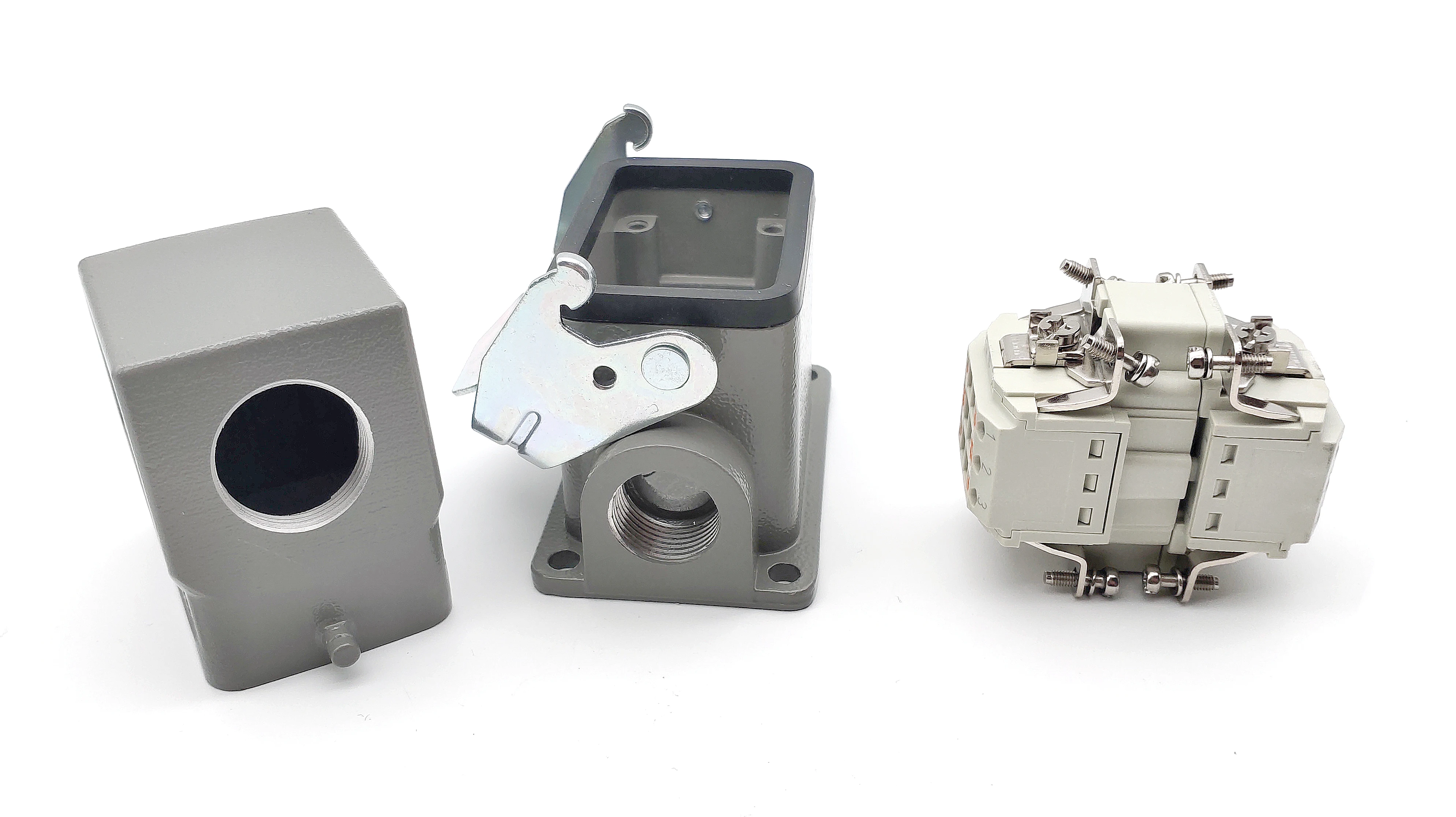 SVLEC HDC HE 06 Series 6 Pin Screw Terminal Rectangular Heavy Duty Connector for Industrial Wire Harness