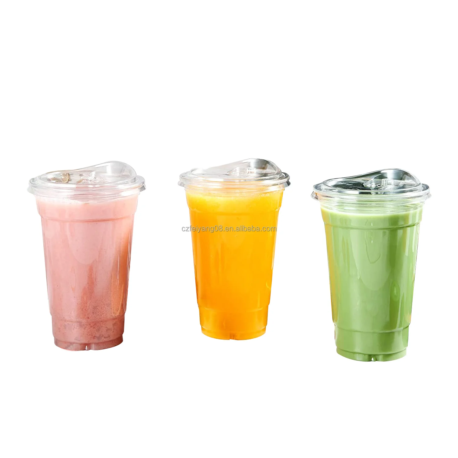 Designer Collection Stylish Plastic Cups with Unique Patterns Elevating the Ambiance of Your Establishment