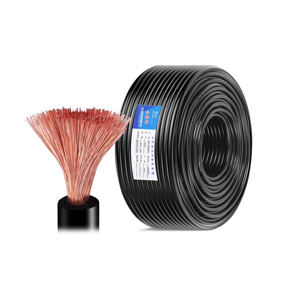 Hot selling wire 16mm 25mm 35mm 50mm 70mm copper conductor rubber insulated welding cable