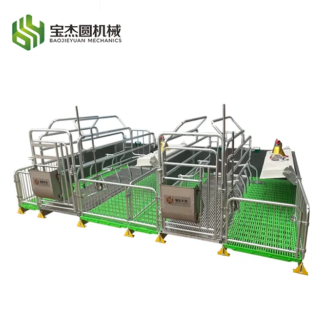 Customized Galvanized Sow Farrowing Bed Pig Farming Nursery Pen Pig Maternity Cage Sow Swine Farrowing Crates