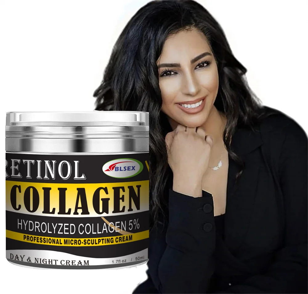 50ml Retinol 2.5%Moisturizer Face Cream Hyaluronic Acid AntiAging Remove Wrinkle Vitamin E Collagen Smooth Whitening Cream