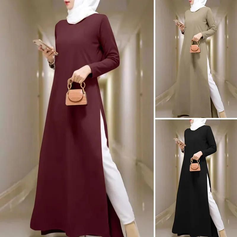 Amazon Hot Sale Pants Two-piece-set Khimar Modest Abaya Kaftan Prayer Islamic Clothing