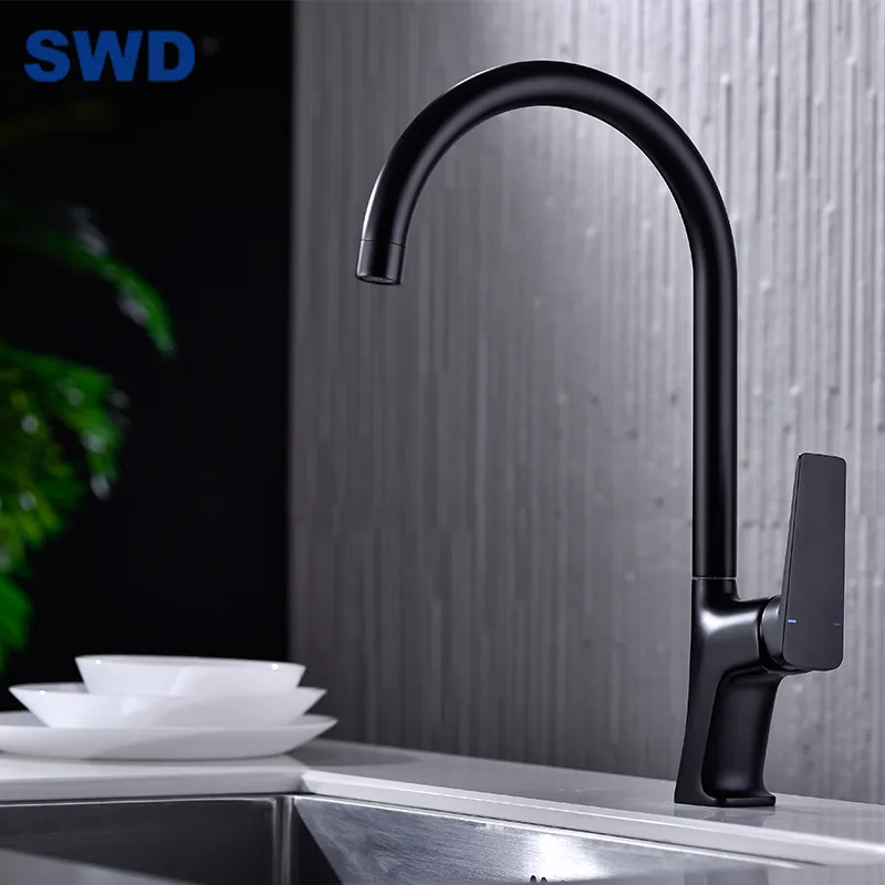 Brass Black Basin Faucets Basin Modern Bathroom Mixer