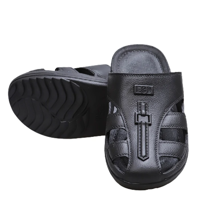 China Supplier Protective Antistatic Esd Slippers With Holes