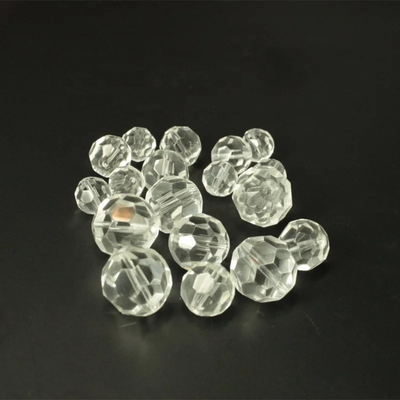 Chandelier, Jewelry Making and Christmas Use D32 faceted Round Crystal Beads