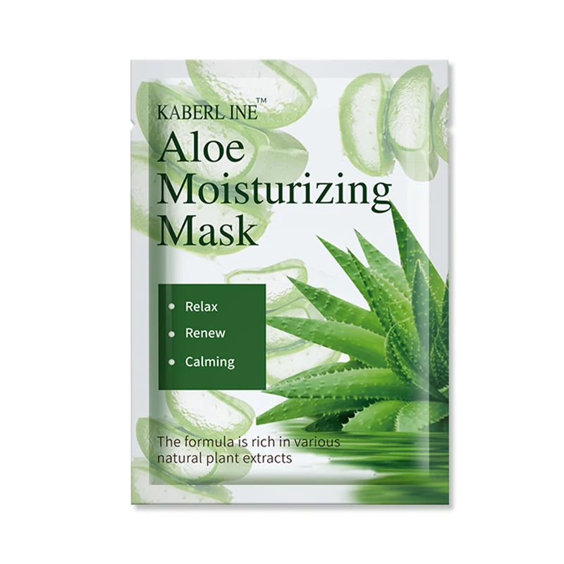 OEM Factory Beauty Skin Care supplier Moistening Sheet Face Mask Best Selling Fashion Natural Aloe Vera Gel Extract Facial Mask