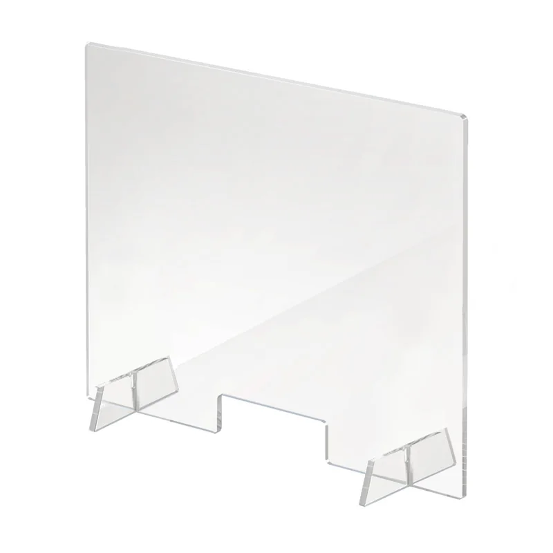 Домашний акриловый экран на заказ Барьерная защита разделитель для стола стеллажи дисплея