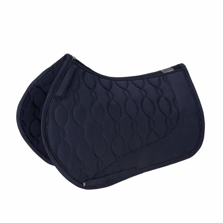 Custom Satin Breathable Dressage Quilted Non-Slip Equestrian Show English Saddle Pads