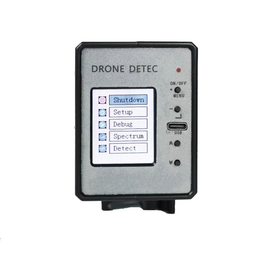 2023 New Arrival Portable Handheld 120W 1km 1.5km 2km Drone Detector System
