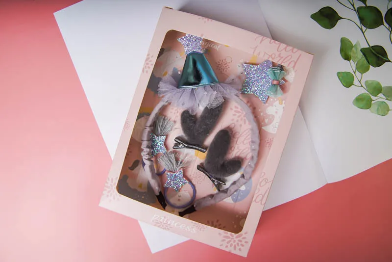 Kids Hair Bows Cute Princess Hair Clips Christmas Party Pretty Baby Hairpins Headwear Accessories