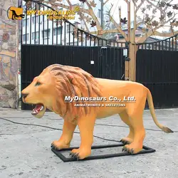 R Custom animatronic theme park world lion animatronic model