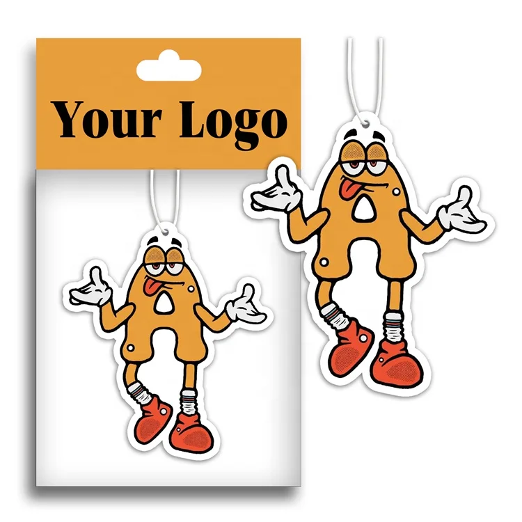 Подвесная бирка на заказ автомобильный освежитель воздуха