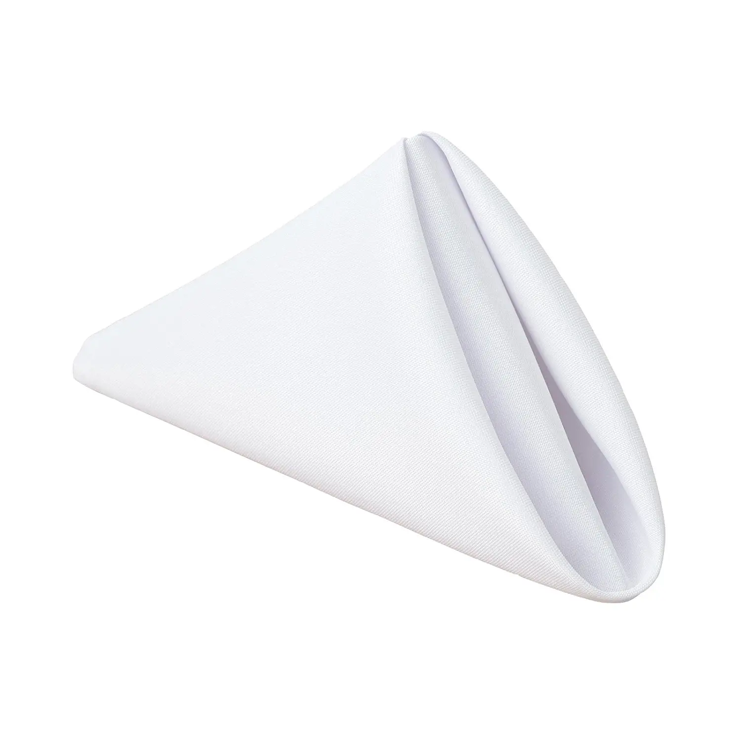 
Polyester White Dinner Washable Cloth Napkins for Restaurant Wedding Hotel Party 