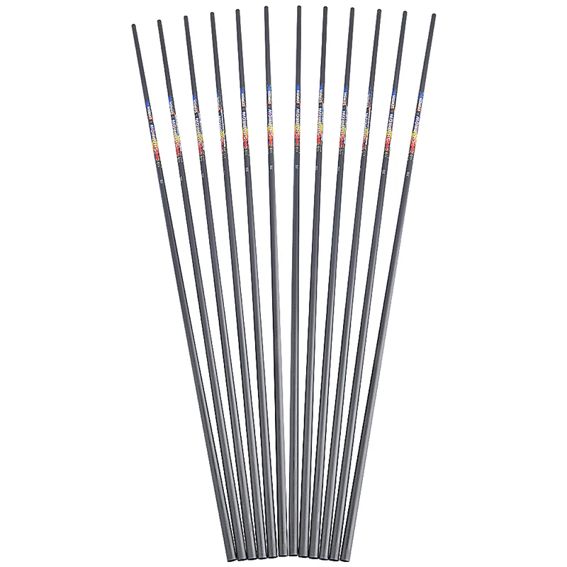 ID 6.2mm Pure Carbon Arrow Bow and Arrow Shaft Archery Equipment for Compound Recurve Bow Hunting Accessories