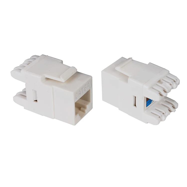 Category 6 Patch Panel Face Plate Modular Plug 180 Degree Cat6 AMP Krone RJ45 Keystone Jack