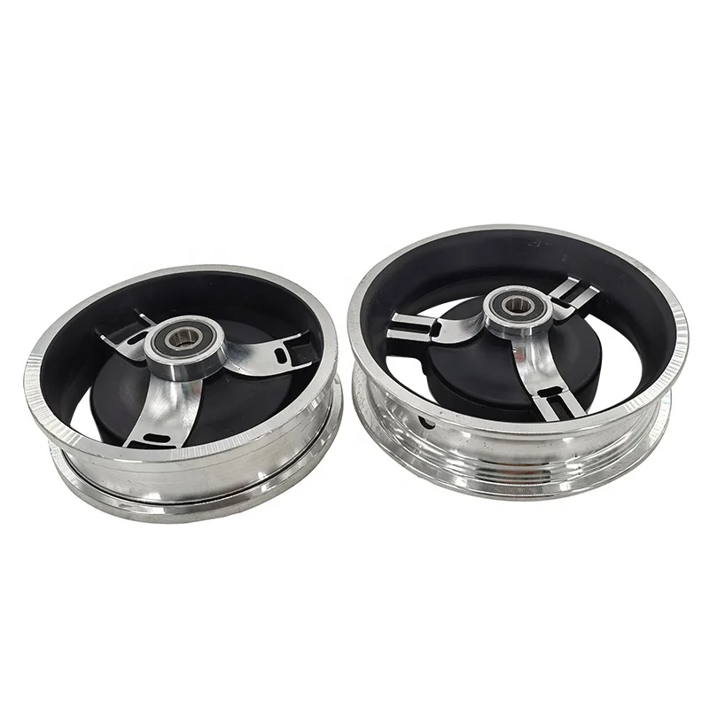 8 inch 10 inch Aluminum alloy rims with drum brake wheel hub fit for electric scooter 10x2.5 10x2.125 200x60 200x50 tire
