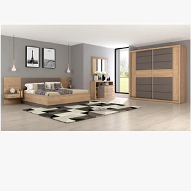 Bedroom Furniture Set Hotel Manufacturer Wholesale Dubai Modern Luxury 2022 Factory China 5 Star Hotel King Size 1 Set Wood