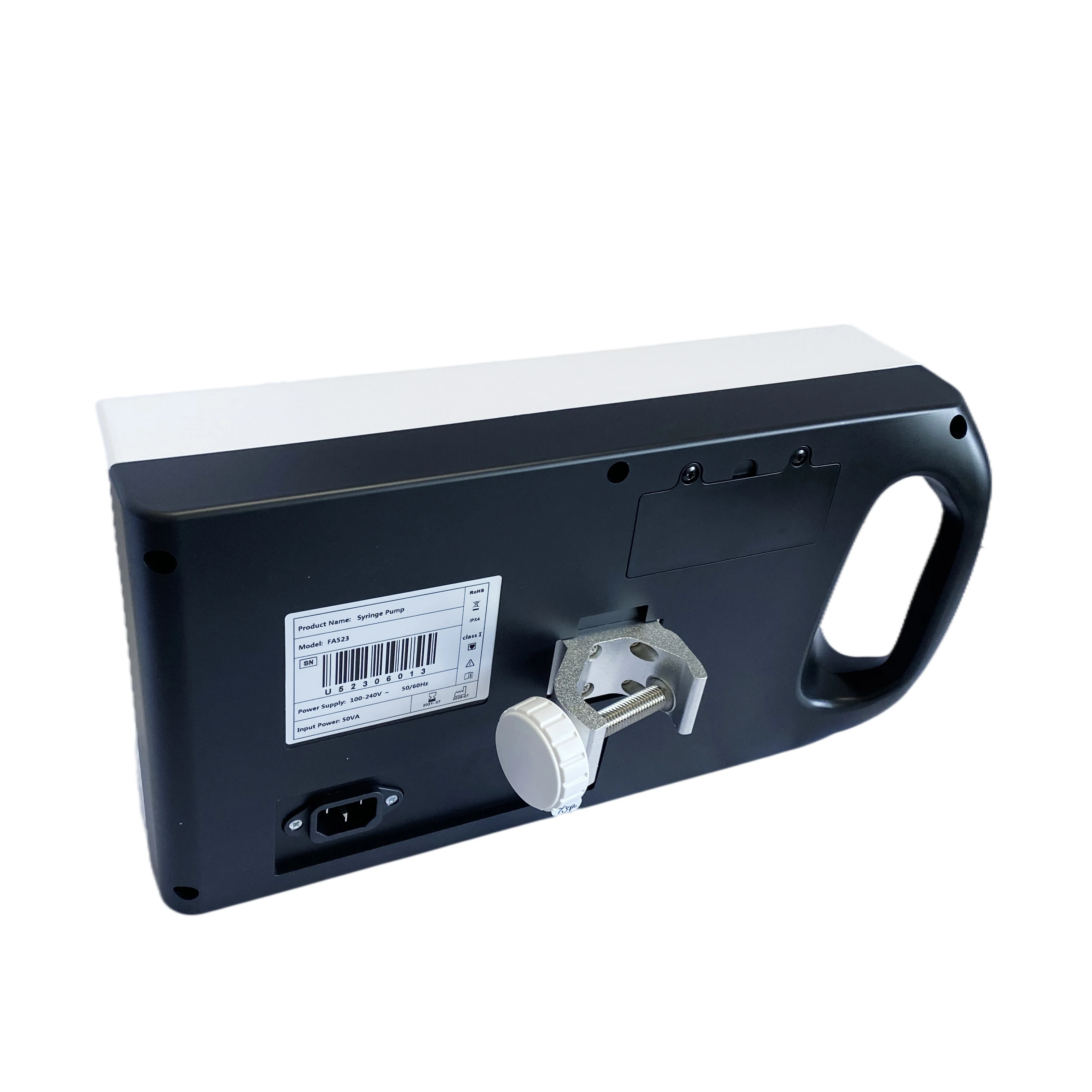 Iv syringe pump peristaltic fa523 double channel syringe pump