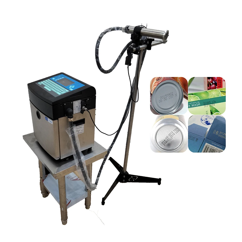 high quality hot sale automatic bottles inkjet printing machine for small business